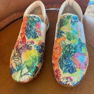 George J Love sequin sneakers size 38